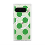 プレミアムスクエアケース with Pixelsnap［ シンプルドット - Green ］
