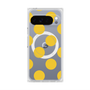 プレミアムスクエアケース with Pixelsnap［ シンプルドット - Yellow ］