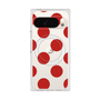 プレミアムスクエアケース with Pixelsnap［ シンプルドット - Red ］