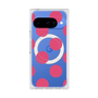 プレミアムスクエアケース with Pixelsnap［ シンプルドット - Pink ］