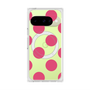 プレミアムスクエアケース with Pixelsnap［ シンプルドット - Pink ］