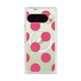 プレミアムスクエアケース with Pixelsnap［ シンプルドット - Pink ］