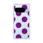 プレミアムスクエアケース with Pixelsnap［ シンプルドット - Purple ］