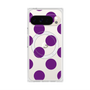 プレミアムスクエアケース with Pixelsnap［ シンプルドット - Purple ］