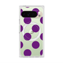 プレミアムスクエアケース with Pixelsnap［ シンプルドット - Purple ］