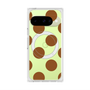 プレミアムスクエアケース with Pixelsnap［ シンプルドット - Brown ］