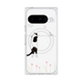 プレミアムスクエアケース with Pixelsnap［ 夢中に覗く三毛ねこ ］