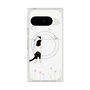 プレミアムスクエアケース with Pixelsnap［ 夢中に覗く三毛ねこ ］