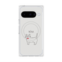 プレミアムスクエアケース with Pixelsnap［ 蝶ネクタイねこ - White ］