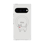 プレミアムスクエアケース with Pixelsnap［ 蝶ネクタイねこ - White ］