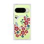 プレミアムスクエアケース with Pixelsnap［ 北欧フラワーバード ］