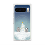 プレミアムスクエアケース with Pixelsnap［ 静かなペンギンの夜 ］