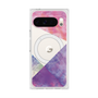 プレミアムスクエアケース with Pixelsnap［ 朝焼けパステルパレット - Purple ］