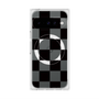 プレミアムスクエアケース with Pixelsnap［ 市松模様 - Black ］