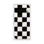 プレミアムスクエアケース with Pixelsnap［ 市松模様 - Black ］