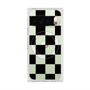 プレミアムスクエアケース with Pixelsnap［ 市松模様 - Black ］