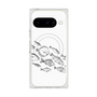プレミアムスクエアケース with Pixelsnap［ Coexist No.2 - White ］