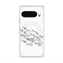 プレミアムスクエアケース with Pixelsnap［ Coexist No.2 - White ］