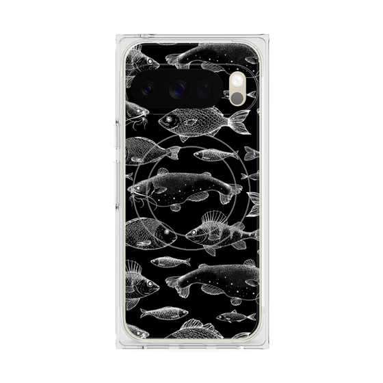 プレミアムスクエアケース with Pixelsnap［ Coexist No.3 - Black ］