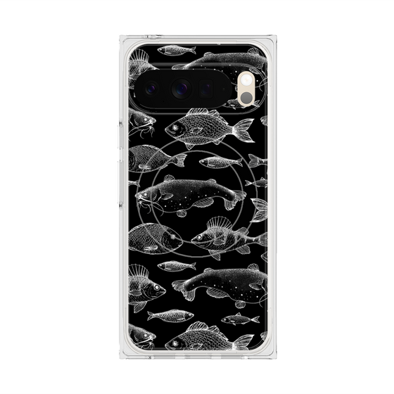 プレミアムスクエアケース with Pixelsnap［ Coexist No.3 - Black ］