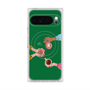 プレミアムスクエアケース with Pixelsnap［ Teatime - Green ］