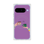 プレミアムスクエアケース with Pixelsnap［ Teatime - Purple ］