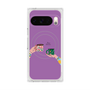 プレミアムスクエアケース with Pixelsnap［ Teatime - Purple ］