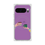 プレミアムスクエアケース with Pixelsnap［ Teatime - Purple ］