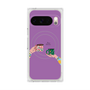 プレミアムスクエアケース with Pixelsnap［ Teatime - Purple ］