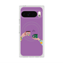 プレミアムスクエアケース with Pixelsnap［ Teatime - Purple ］