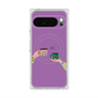 プレミアムスクエアケース with Pixelsnap［ Teatime - Purple ］