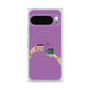 プレミアムスクエアケース with Pixelsnap［ Teatime - Purple ］