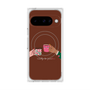 プレミアムスクエアケース with Pixelsnap［ Teatime - Brown ］