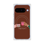 プレミアムスクエアケース with Pixelsnap［ Teatime - Brown ］
