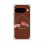 プレミアムスクエアケース with Pixelsnap［ Teatime - Brown ］