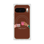プレミアムスクエアケース with Pixelsnap［ Teatime - Brown ］