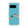 プレミアムスクエアケース with Pixelsnap［ Teatime - Blue ］