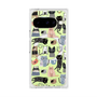 プレミアムスクエアケース with Pixelsnap［ Funny Cats - 04 ］