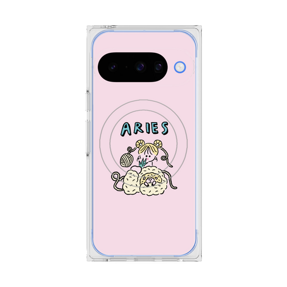 プレミアムスクエアケース with Pixelsnap［ Aries ］