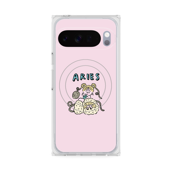 プレミアムスクエアケース with Pixelsnap［ Aries ］