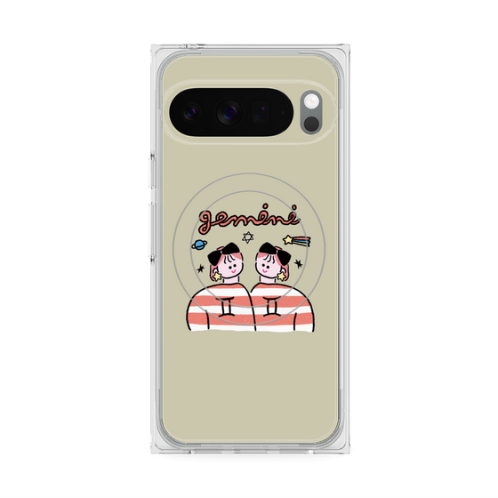 プレミアムスクエアケース with Pixelsnap［ Gemini ］