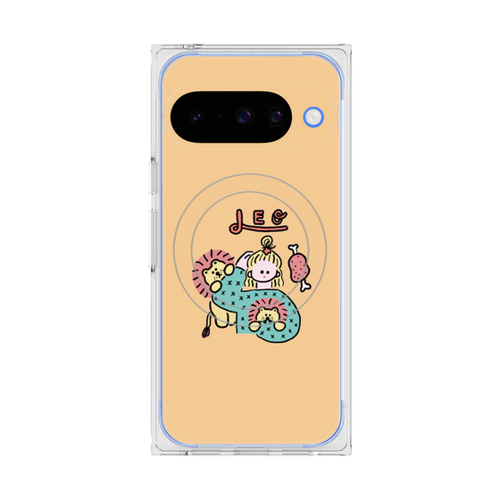 プレミアムスクエアケース with Pixelsnap［ Leo ］