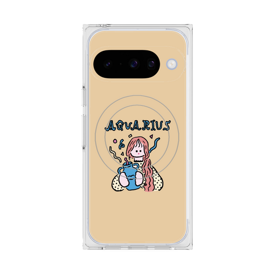 プレミアムスクエアケース with Pixelsnap［ Aquarius ］