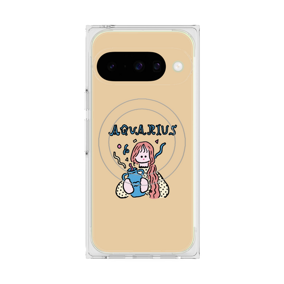 プレミアムスクエアケース with Pixelsnap［ Aquarius ］