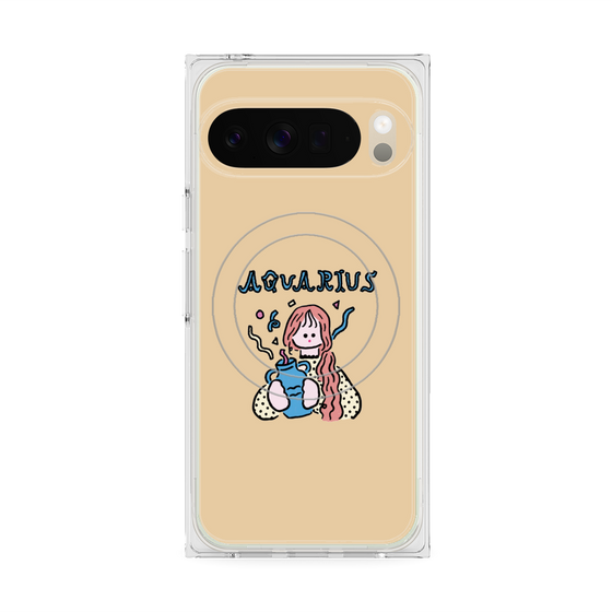 プレミアムスクエアケース with Pixelsnap［ Aquarius ］