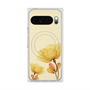 プレミアムスクエアケース with Pixelsnap［ Natural Flower - Yellow ］