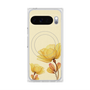 プレミアムスクエアケース with Pixelsnap［ Natural Flower - Yellow ］