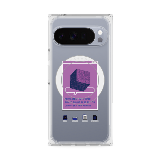 プレミアムスクエアケース with Pixelsnap［ Cube ］