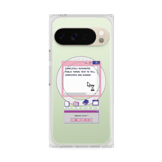 プレミアムスクエアケース with Pixelsnap［ System error! ］