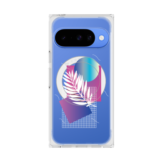 プレミアムスクエアケース with Pixelsnap［ Botanical ］
